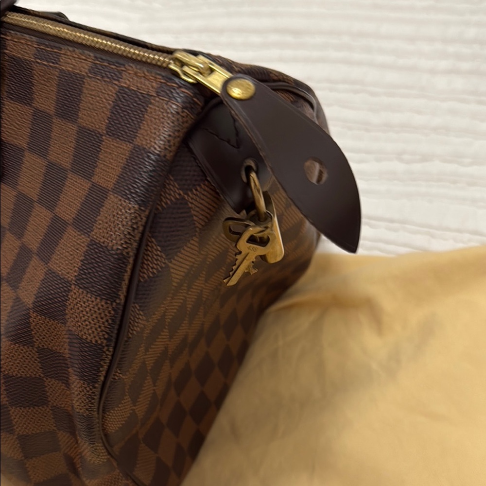 Louis Vuitton Dark Brown Checkered Duffel Bag - Picture 8 of 16